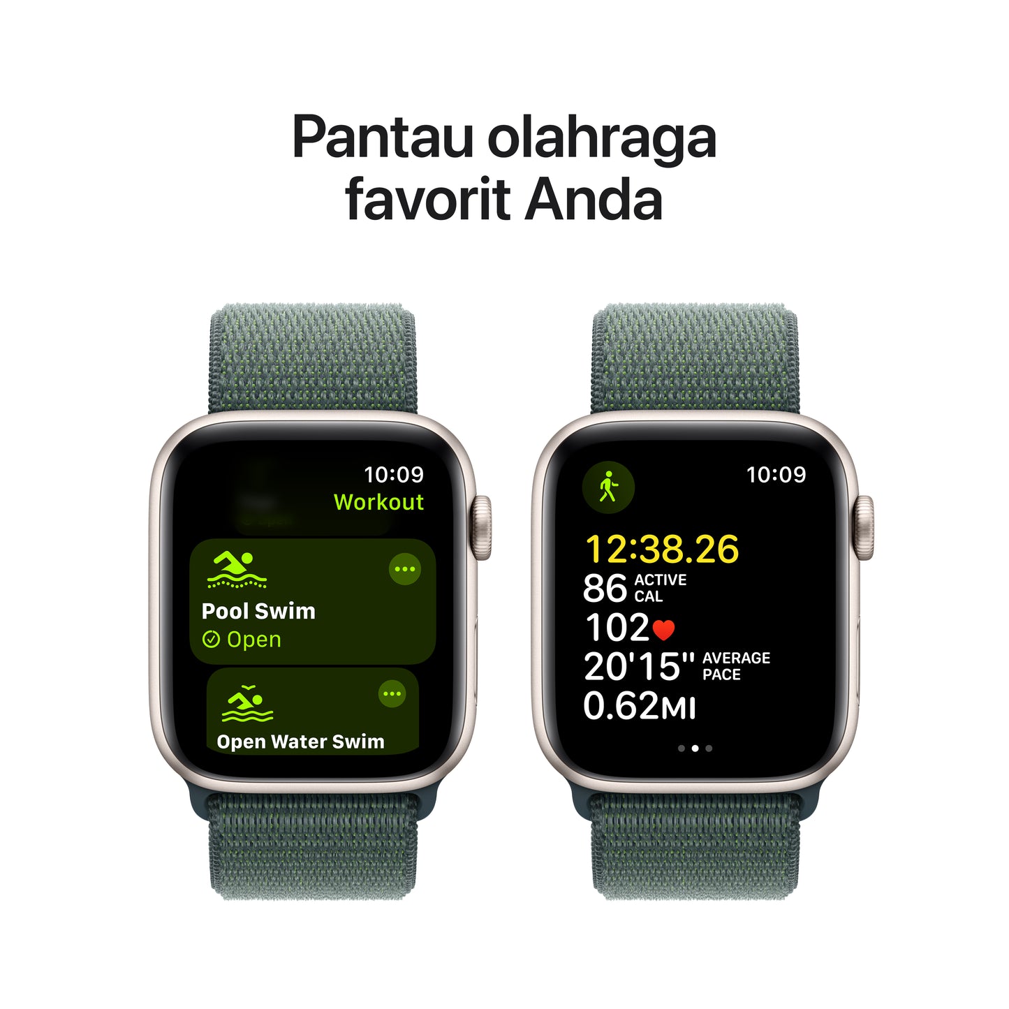 2024 Apple Watch SE 44 mm Aluminium Case Sport Loop