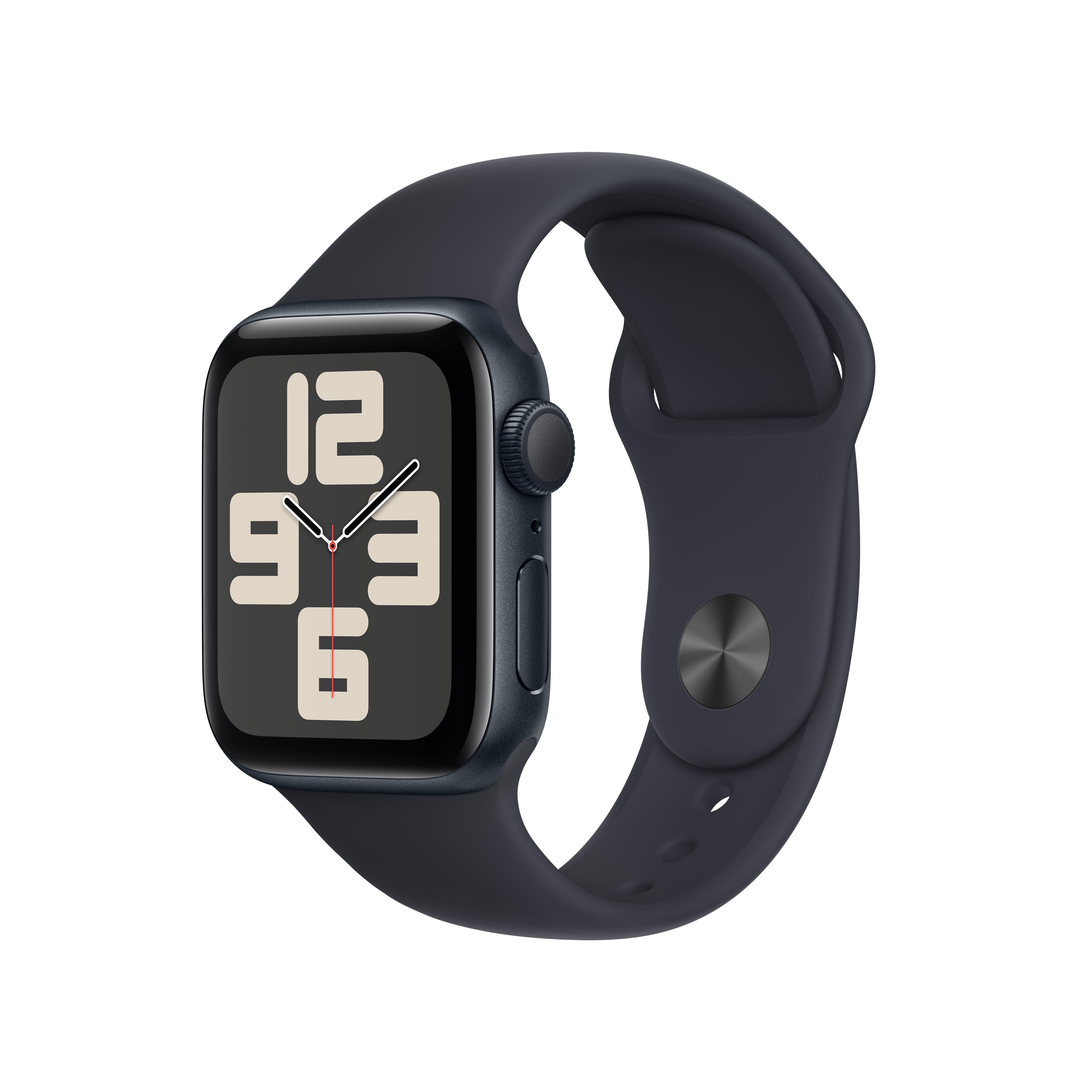 Apple Watch SE GPS 40mm Midnight Aluminium Case with Midnight Sport Ba