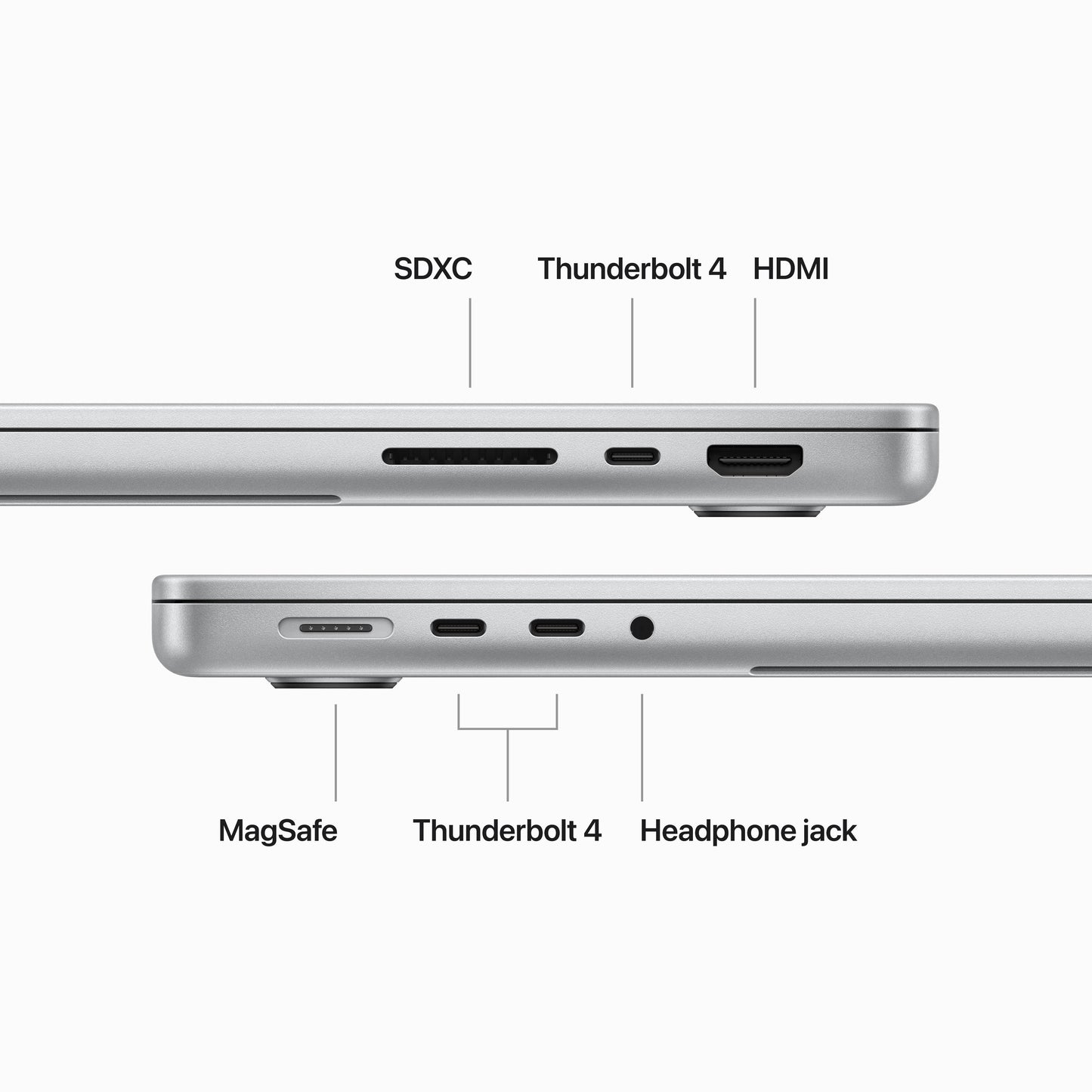 14-inch MacBook Pro: Apple M3 Pro chip with 12‑core CPU and 18‑core GPU, 1TB SSD - Silver