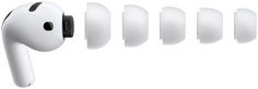 AirPods Pro 3, eartip silikon, lima ukuran