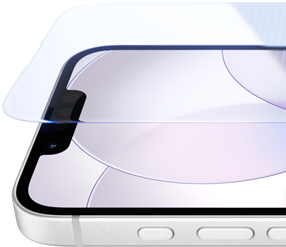 iPhone 17e, eksterior depan dengan Ceramic Shield 2, eksterior samping, warna putih, tombol: Tindakan, volume