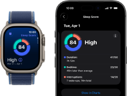 Dua perangkat Apple Watch Ultra 3, salah satunya memperlihatkan peta dan satu lagi memperlihatkan fitur Susuri, termasuk kompas, elevasi, dan titik jalan yang ditandai