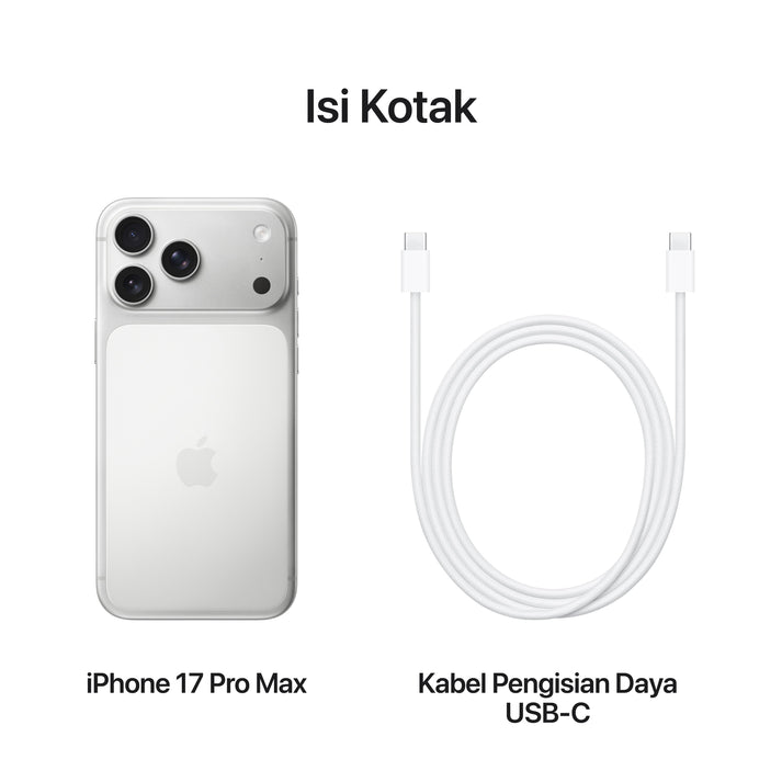 iPhone 17 Pro Max 1TB Silver – Digimap Indonesia