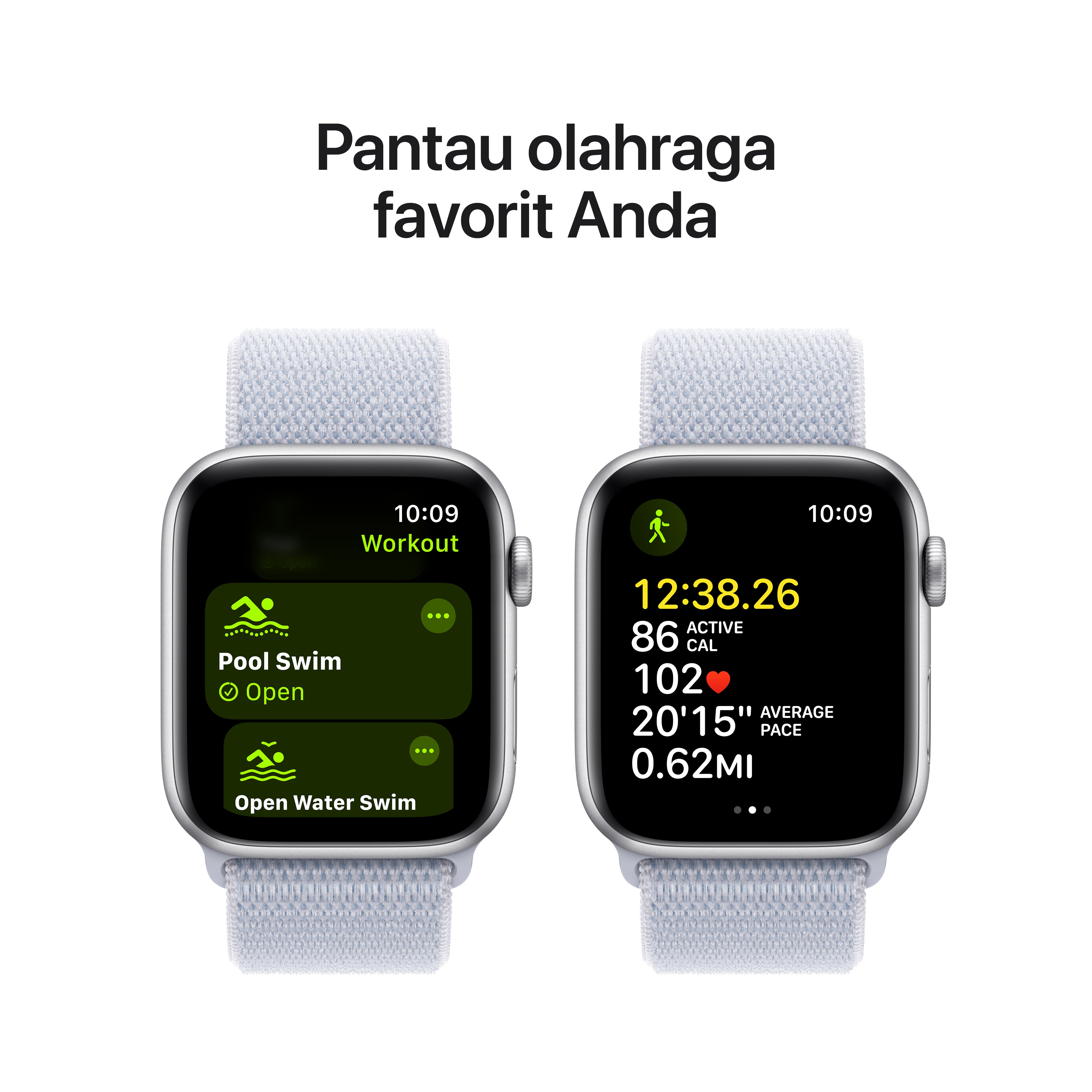 2024 Apple Watch SE 44 mm Silver Aluminium Sport Loop 2024 Apple Watch SE 44 mm Silver Aluminium Sport Loop