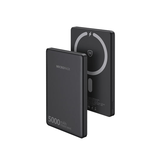 WIRELESS MAGNETIC 5000 MAH SLIM - BK