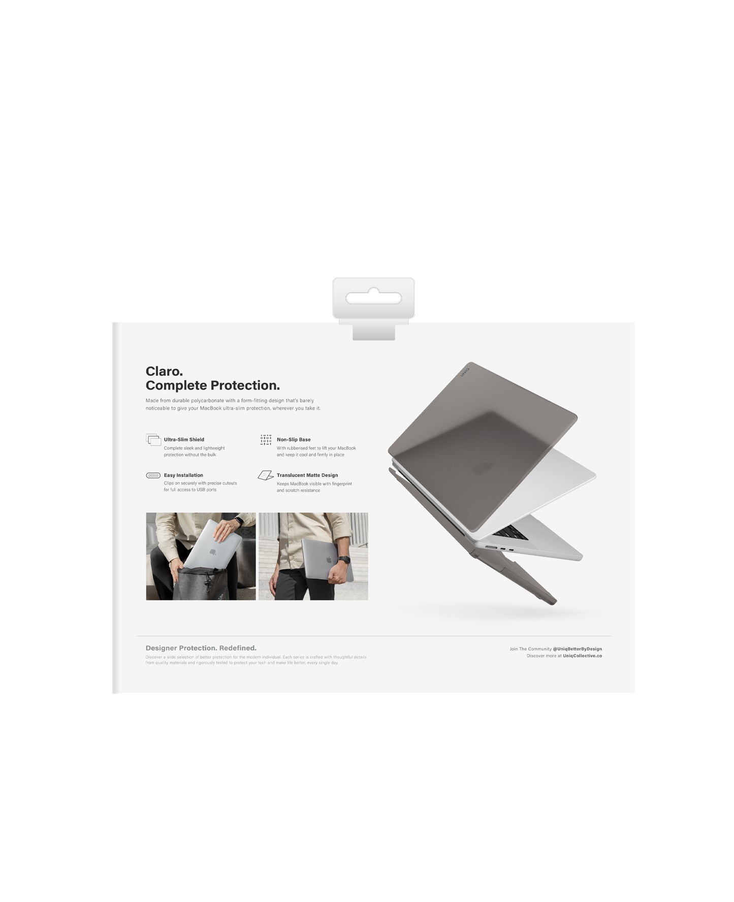 MAC AIR 15 CLARO CASE GREY