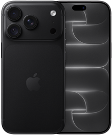 iPhone 18 Pro, eksterior belakang, warna hitam, sistem kamera Pro Fusion di bagian atas, logo Apple di tengah, eksterior depan, desain layar menyeluruh