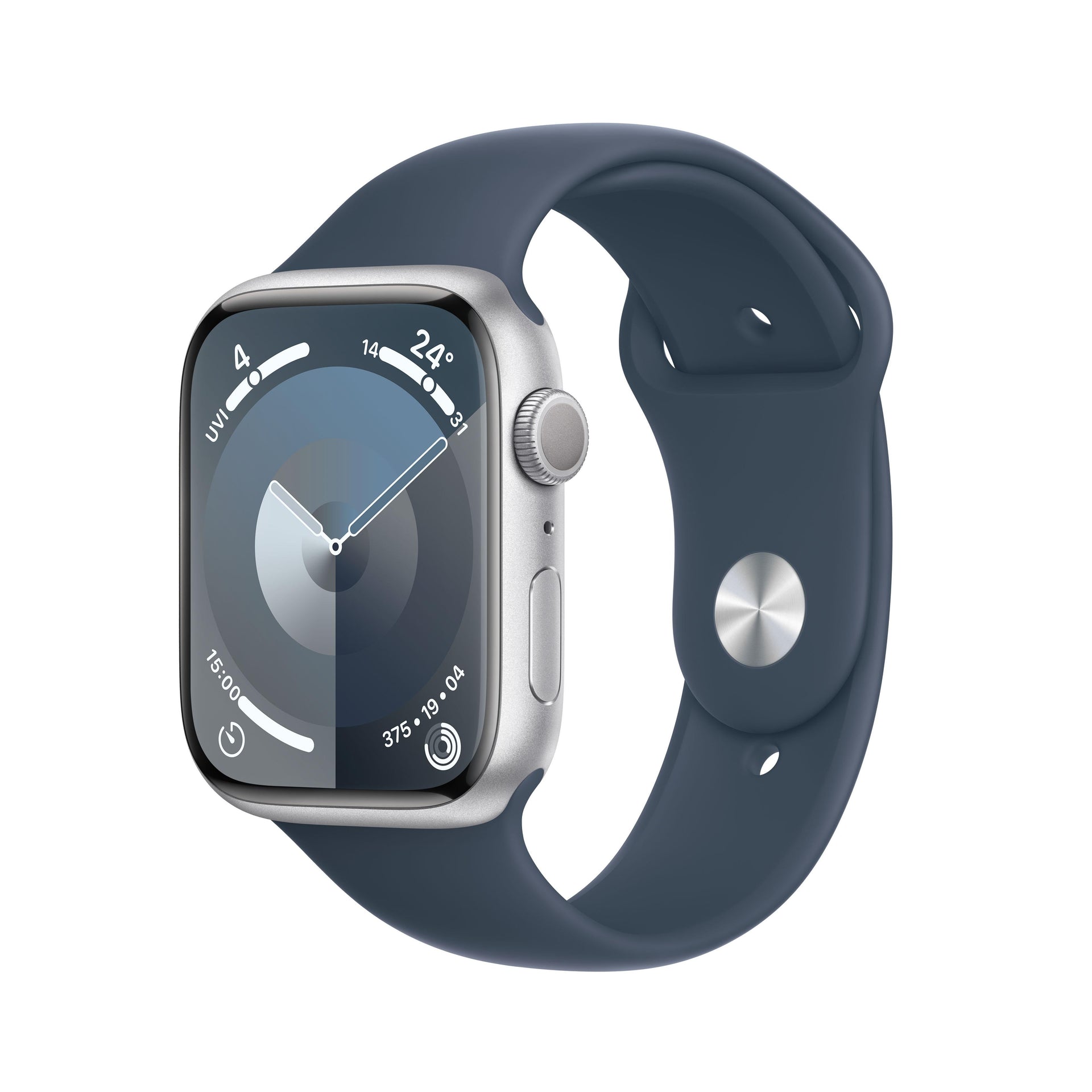 ppsnabha starhub apple watch Apple Watch Series GPS 45mm Silver Aluminium Case with Storm Blue Sp –  Digimap Indonesia
