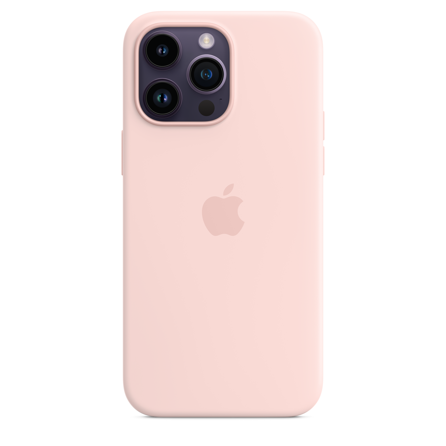 iPhone 14 Pro Max Silicone Case with MagSafe Chalk Pink