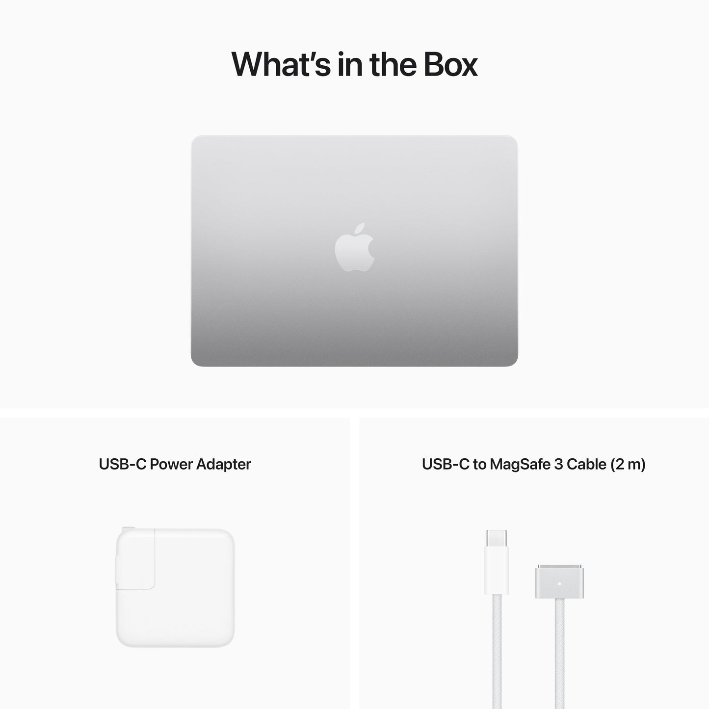 13-inch MacBook Air: Apple M2 chip with 8‑core CPU and 8‑core GPU, 256GB SSD - Silver