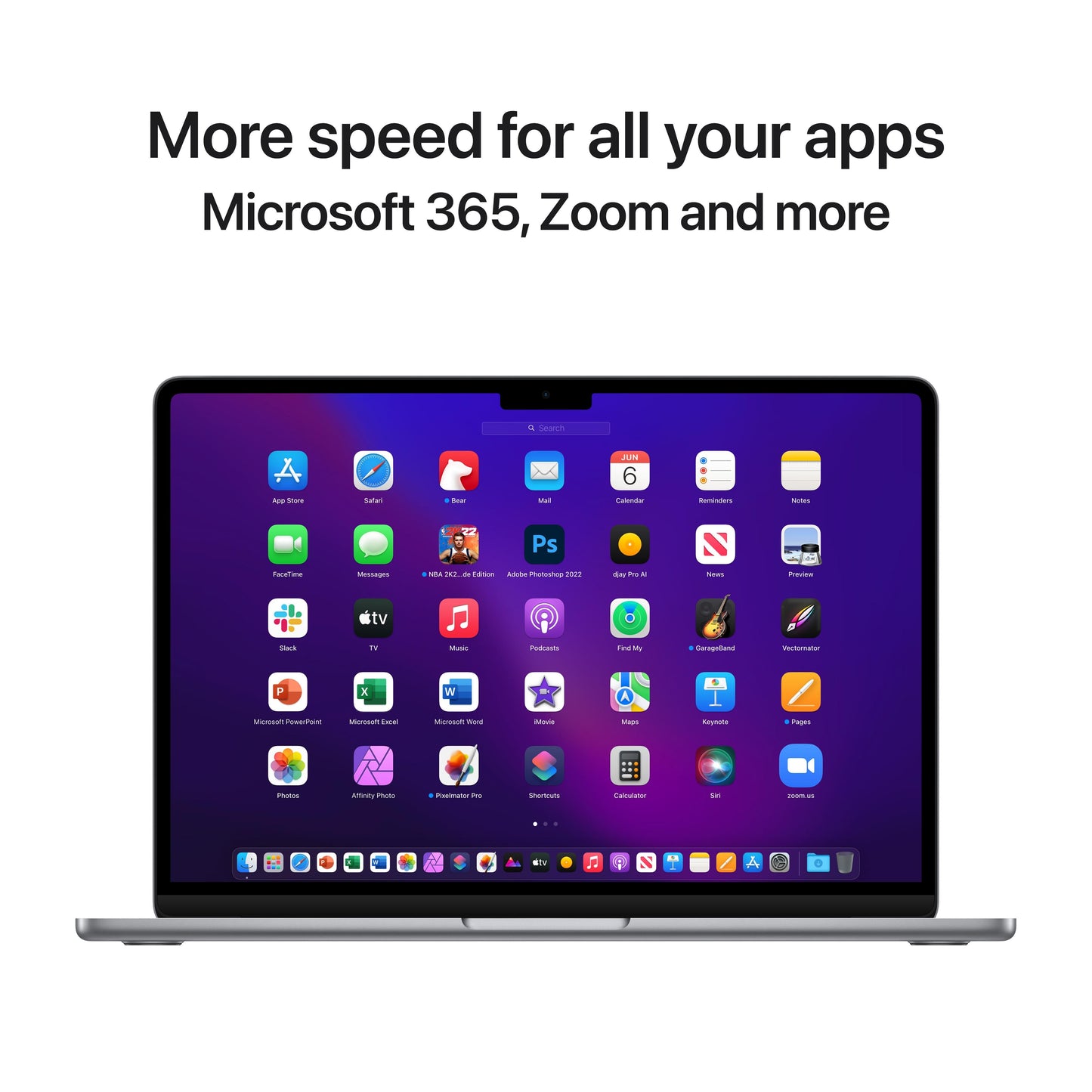 13-inch MacBook Air: Apple M2 chip with 8‑core CPU and 10‑core GPU, 512GB SSD - Space Grey