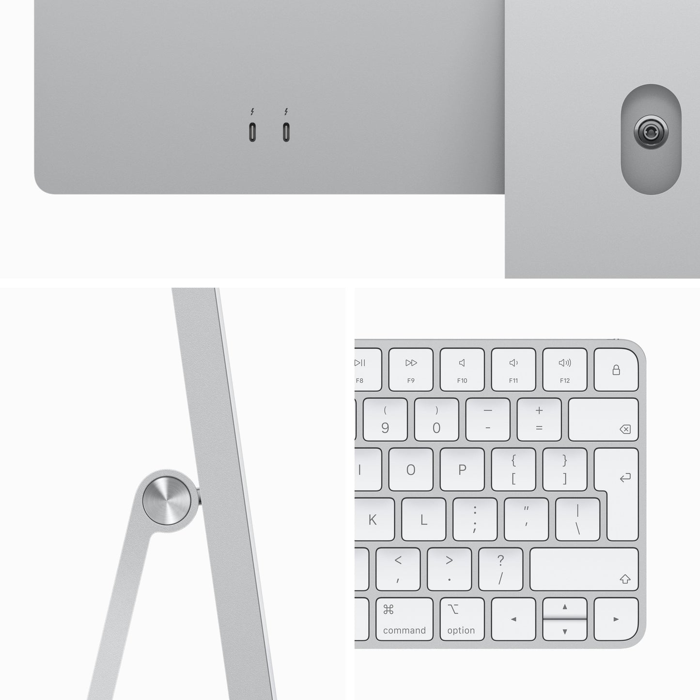 24-inch iMac with Retina 4.5K display: Apple M3 chip with 8‑core CPU and 8‑core GPU, 256GB SSD - Silver