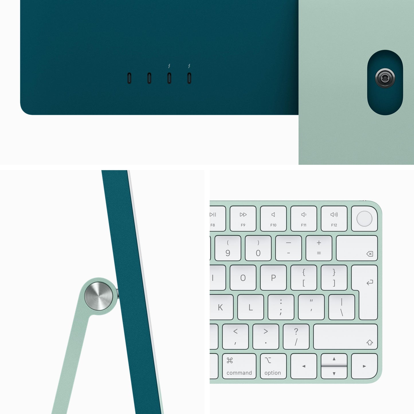 24-inch iMac with Retina 4.5K display: Apple M3 chip with 8‑core CPU and 10‑core GPU, 512GB SSD - Green