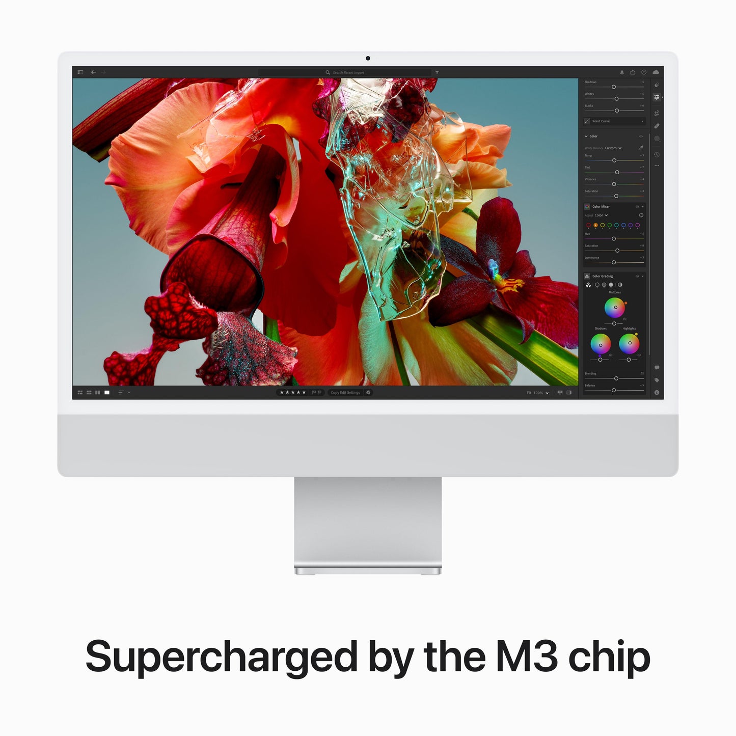 24-inch iMac with Retina 4.5K display: Apple M3 chip with 8‑core CPU and 10‑core GPU, 512GB SSD - Silver