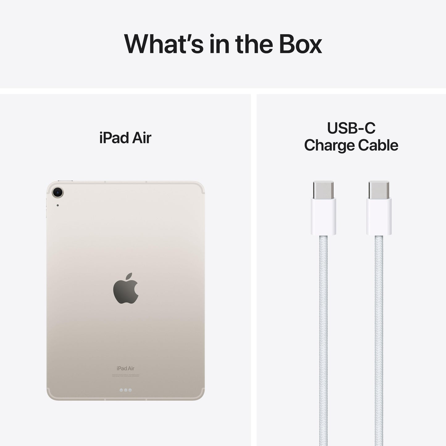 11-inch iPad Air Wi-Fi + Cellular 256GB - Starlight (M2)