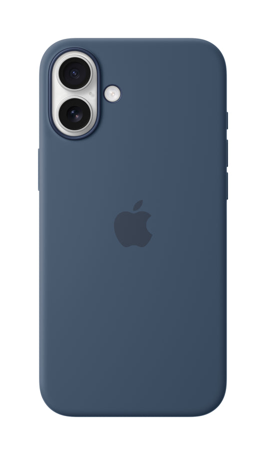 iPhone 16 Plus Silicone Case Denim