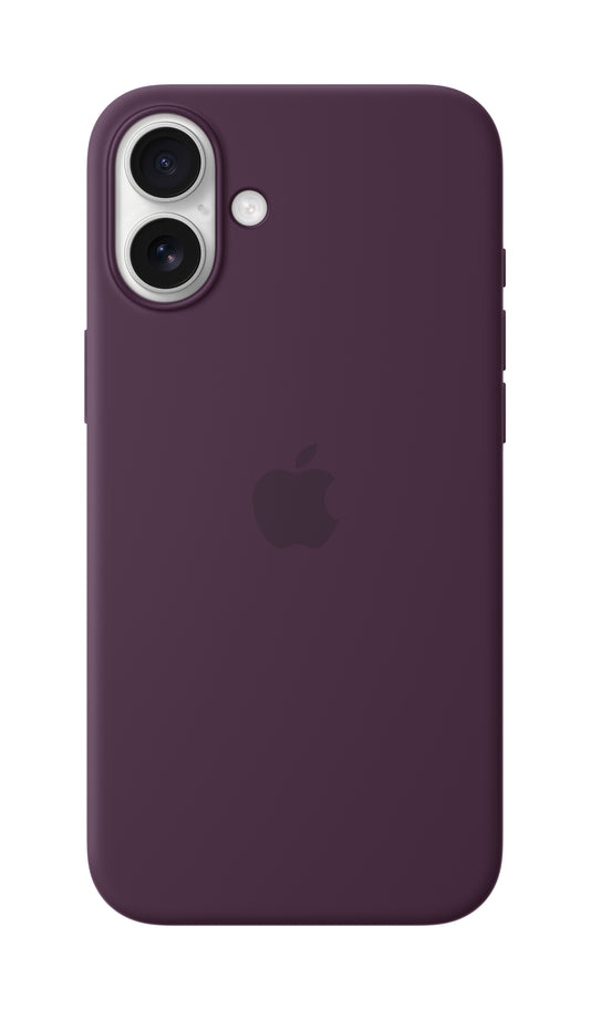iPhone 16 Plus Silicone Case Plum