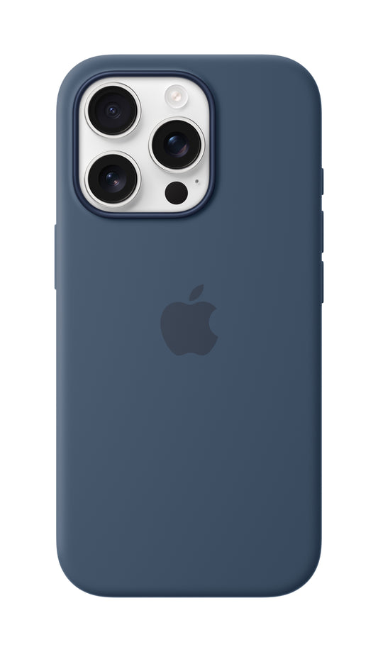 iPhone 16 Pro Silicone Case Denim
