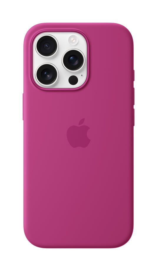 iPhone 16 Pro Silicone Case Fuchsia