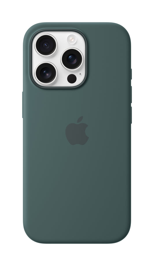 iPhone 16 Pro Silicone Case Lake Green