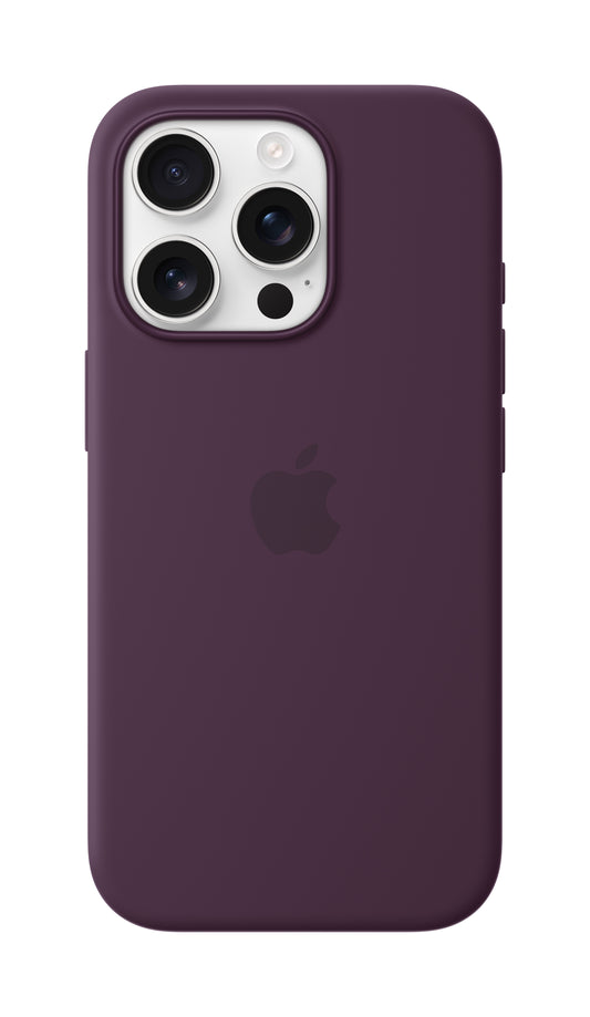 iPhone 16 Pro Silicone Case Plum