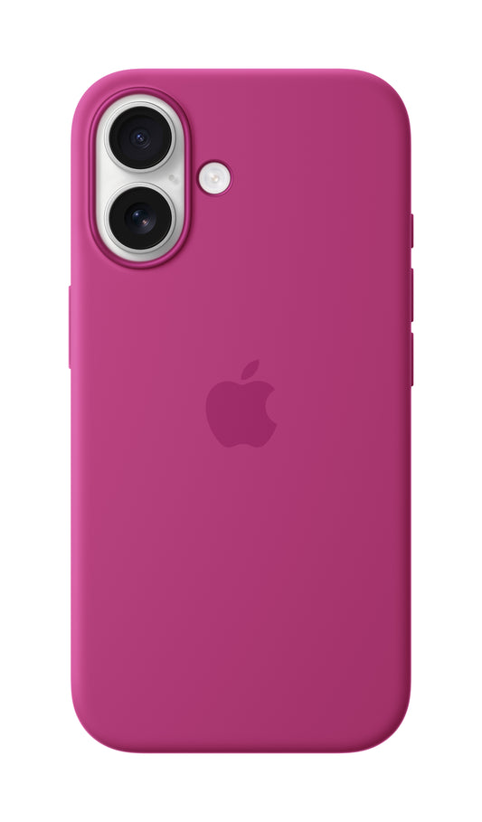 iPhone 16 Silicone Case Fuchsia