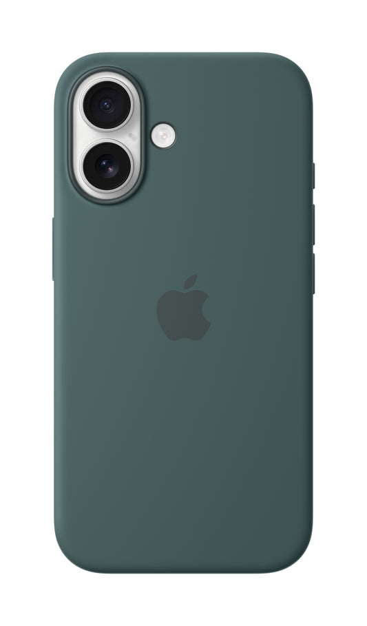 iPhone 16 Silicone Case Lake Green