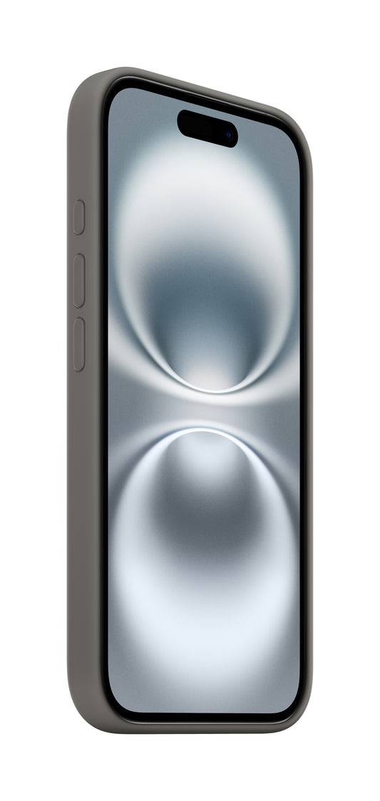 iPhone 16 Silicone Case Stone Gray