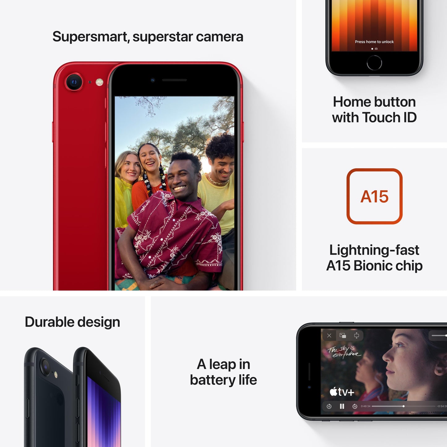 iPhone SE (3rd generation) 64GB (PRODUCT)RED