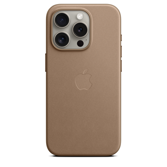 iPhone 15 Pro FineWoven Case with MagSafe - Taupe