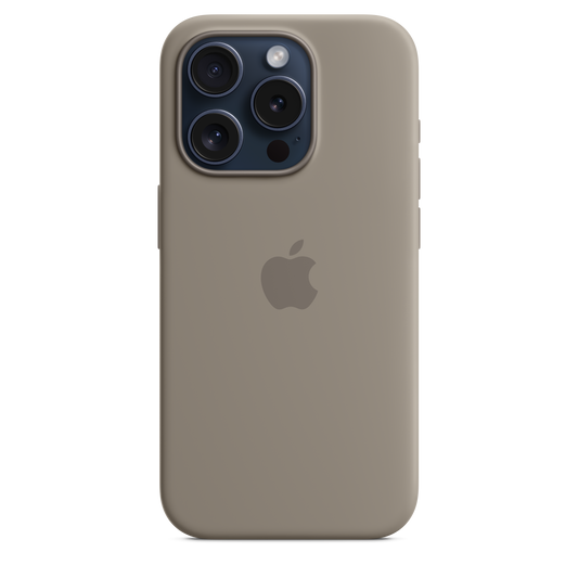 iPhone 15 Pro Silicone Case with MagSafe - Clay
