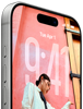 iPhone 17 Pro, eksterior depan, menunjukkan layar terkunci iOS 26, Dynamic Island di bagian atas, tombol Tindakan, tombol volume